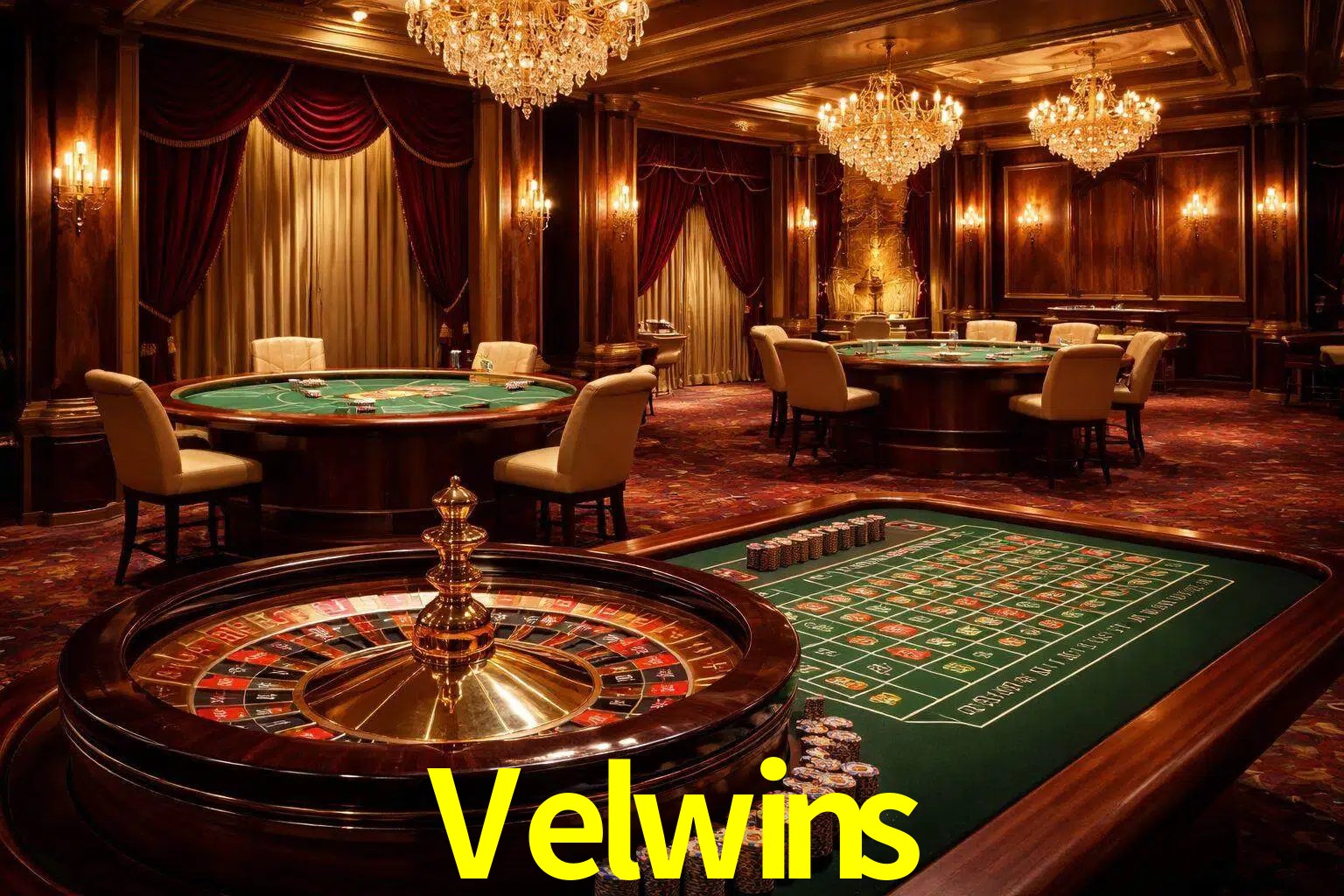 Una escena premium de mesa de casino en vivo con cartas, elementos de ruleta y un ambiente pulido de estudio de transmisión.